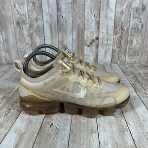 Nike Air‎ VaporMax 2019 Cream Light Bone Size Womens 7.5 AR6632-101